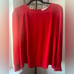 True red LOFT blouse Size medium